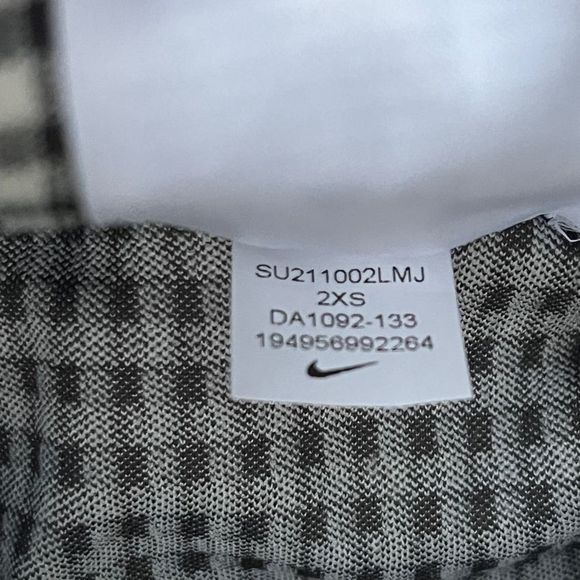 Nike Yoga Gingham High Waist Crop Leggings Womens Size XXS DA1092-133 Tights - Picture 5 of 7